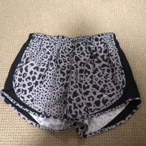 NIKE CHEETAH PRINT RUNNING SHORTS